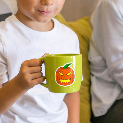 🎃 50pcs Halloween Pumpkin Stickers – Waterproof Vinyl Decals for Cars, Phones, Water Bottles & Holiday Decoration Kawaii Stickers