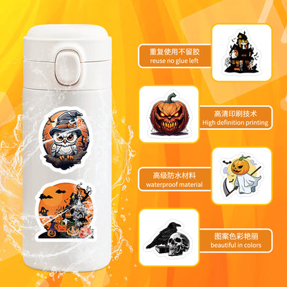 Halloween Stickers Pack 50pcs Ghost Horror Decals