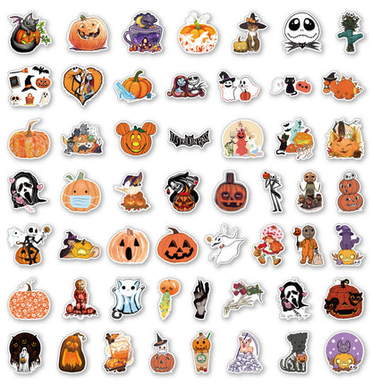 Halloween Stickers Pack 50pcs Ghost Horror Decals