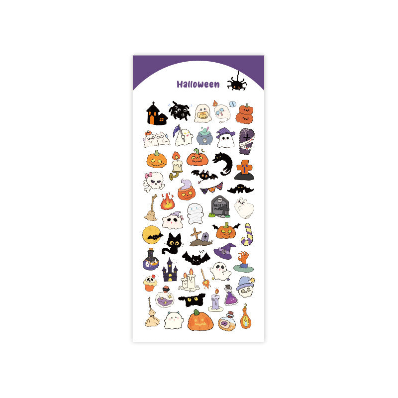 Halloween Stickers Pack 50pcs Ghost Horror Decals