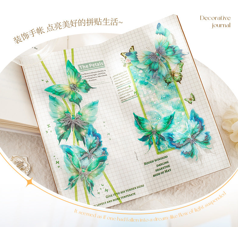 20pcs Butterfly stickers – Scrapbook & Craft Decoration – Kawaii Stickers Kawaii Stickers