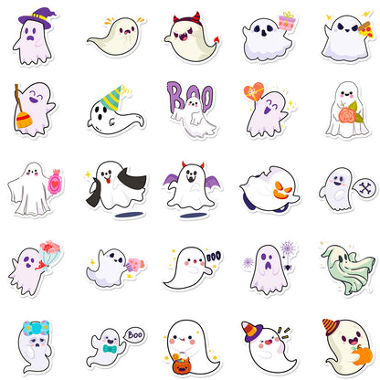 halloween stickers – Cute Ghost Stickers Set for Spooky DIY Decor