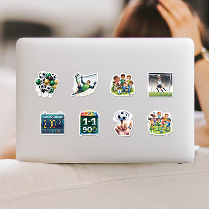 ⚽ 50PCS Football Stickers Pack – Cool Graffiti Laptop, Water Bottle & Phone Decals 2025 ✨ Kawaii Stickers