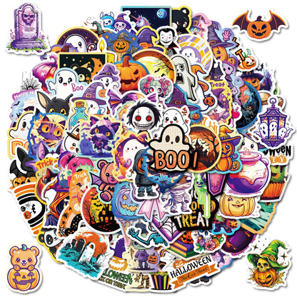 Halloween Stickers – 100Pcs Fun Creative DIY Waterproof Set
