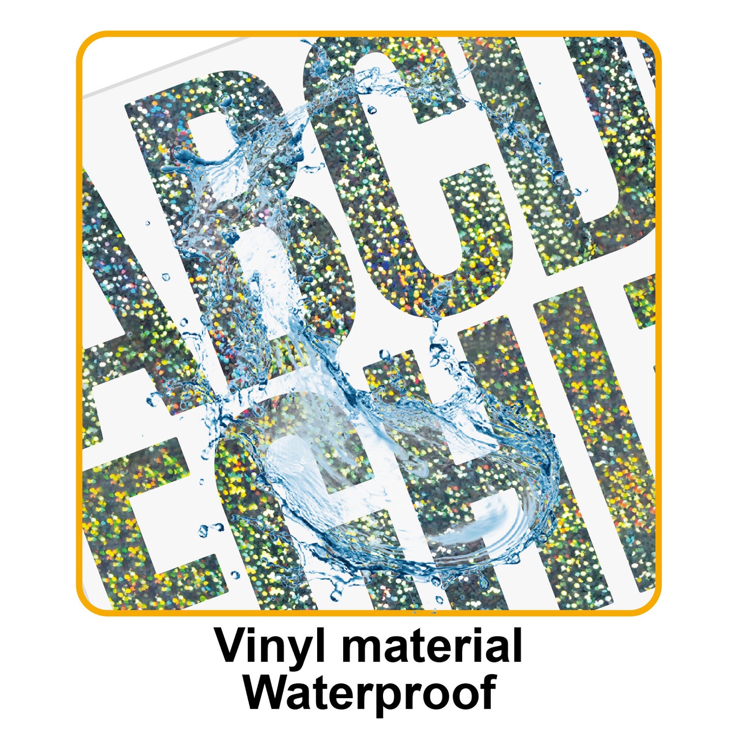 3inch Alphabet Number Stickers Car Mailbox Logo Waterproof Stickers Large Letter Stickers Kawaii Stickers