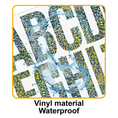 3inch Alphabet Number Stickers Car Mailbox Logo Waterproof Stickers Large Letter Stickers Kawaii Stickers