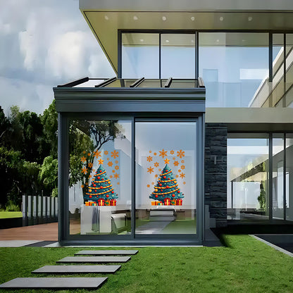 Christmas Tree Stickers – Static PVC Decal