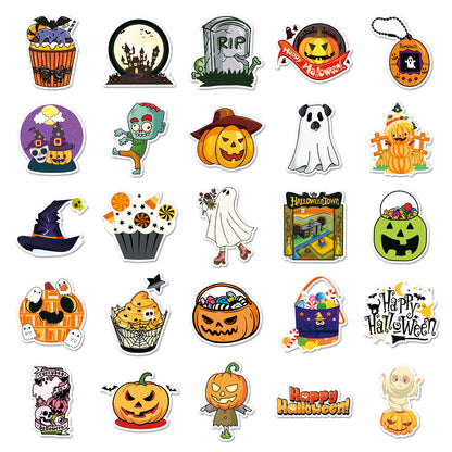 Halloween stickers – 100 Cute Spooky Waterproof Halloween Sticker Pack 🎃