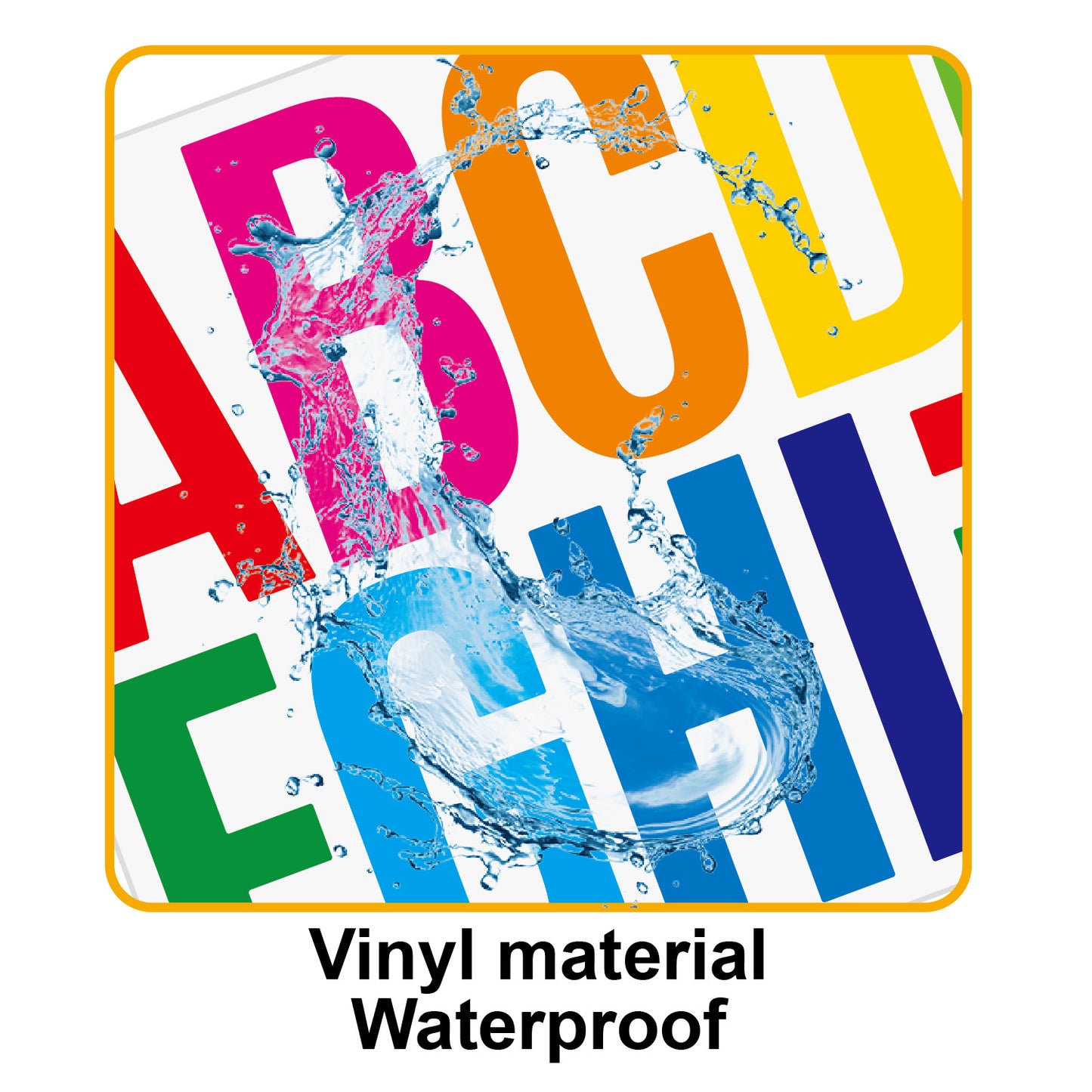 3inch Alphabet Number Stickers Car Mailbox Logo Waterproof Stickers Large Letter Stickers Kawaii Stickers