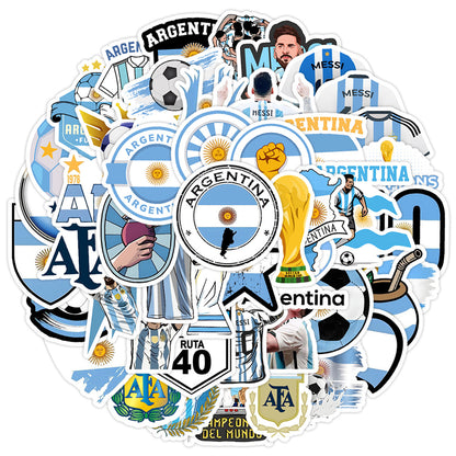 🌟 50PCS Football Stickers – Creative Doodle Soccer Stickers for Water Bottles, iPhones, Laptops & Sports Gear ⚽🎨 Kawaii Stickers