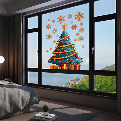 Christmas Tree Stickers – Static PVC Decal
