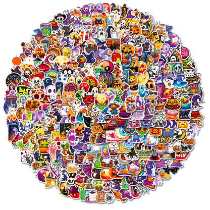 Halloween Stickers – 300PCS Spooky Reaper Pumpkin Sticker Pack