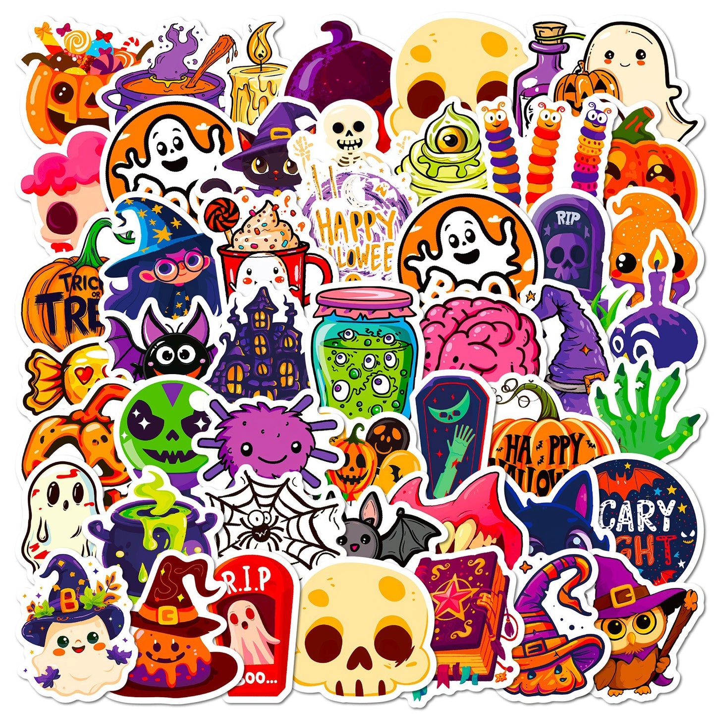 Halloween Stickers – 300Pcs Creepy DIY Halloween Set