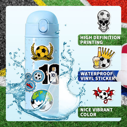 ⚽ 50Pcs Creative Football Stickers – Colorful Sports Life for 2025 Fans 🎨✨ Kawaii Stickers