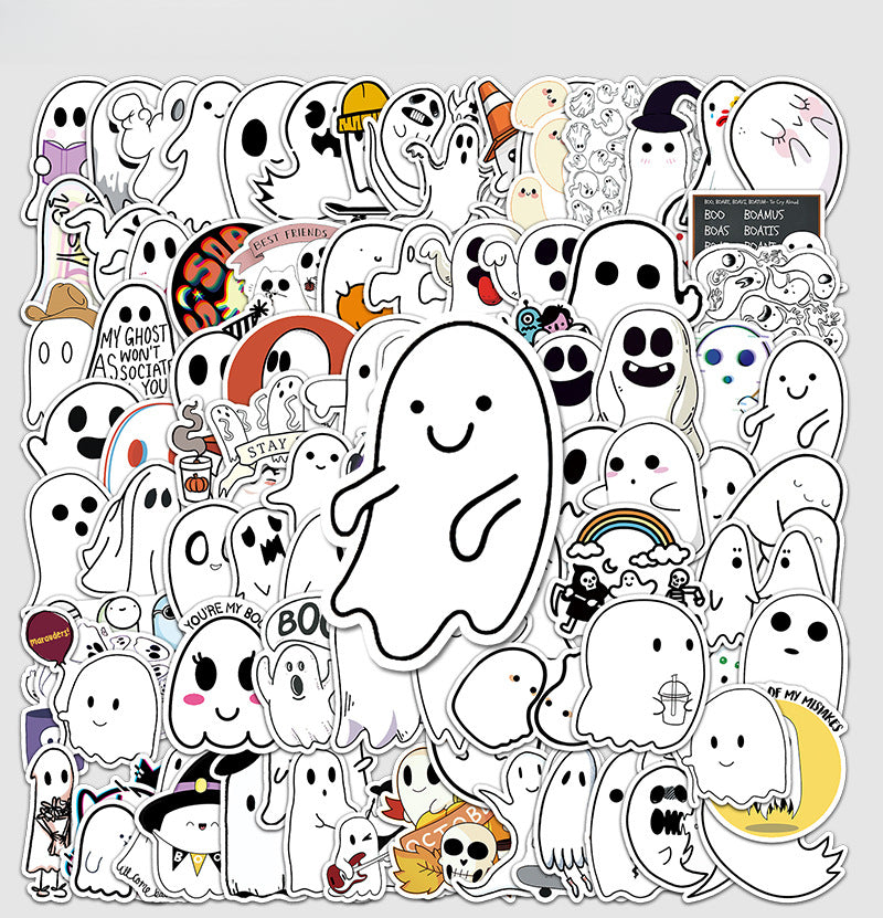Halloween Stickers – Ghost Graffiti Any Surface (100pcs)