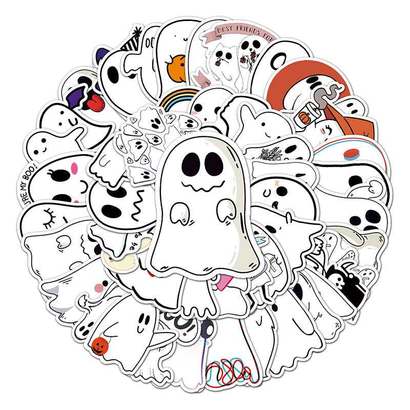 Halloween Stickers – Ghost Decals to Haunt Your Style (50pcs)