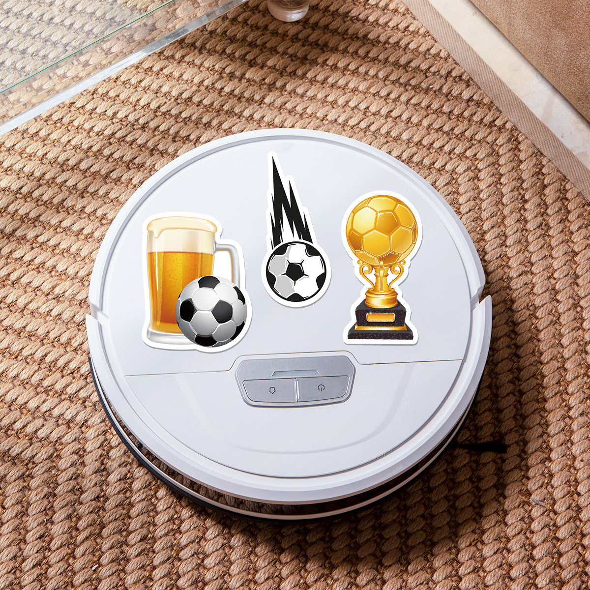 ⚽ 50pcs Creative Football Graffiti Stickers – Fun Sports Vibes Everywhere! 🎉 Kawaii Stickers