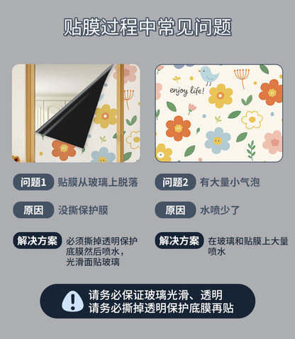 Snowflake Window Stickers | Large Christmas Snowflake Stickers for Windows Kawaii Stickers