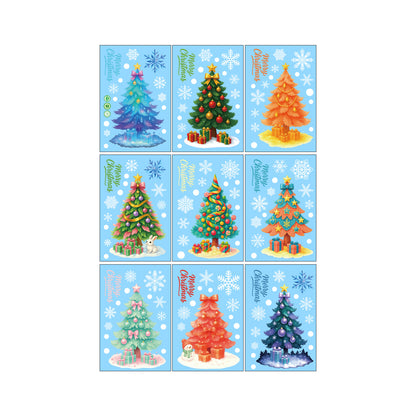 Christmas Tree Stickers – Reusable Static PVC Decal