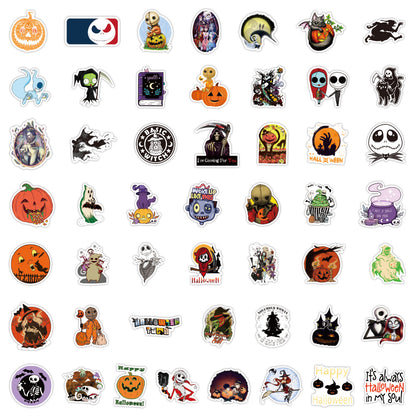 Halloween Stickers Pack 50pcs Ghost Horror Decals