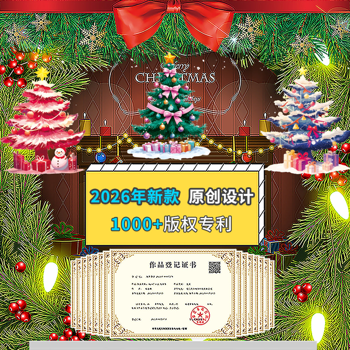 🎄 Christmas Stickers – Holiday Decorations with Christmas Tree, Snowman & Snowflake Window Clings 🎅 Kawaii Stickers