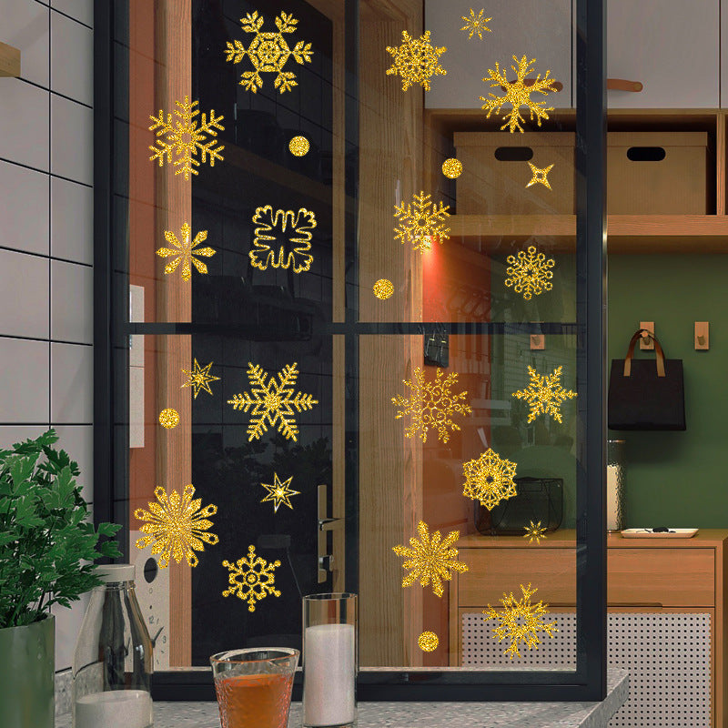❄️ Snowflake Window Stickers – Christmas Holiday Decorations for Windows, Shops & Homes 🎄 Kawaii Stickers