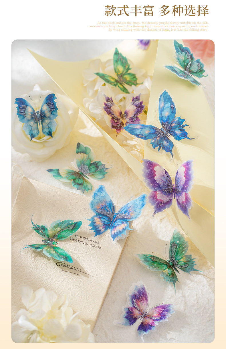 20pcs Butterfly stickers – Scrapbook & Craft Decoration – Kawaii Stickers Kawaii Stickers