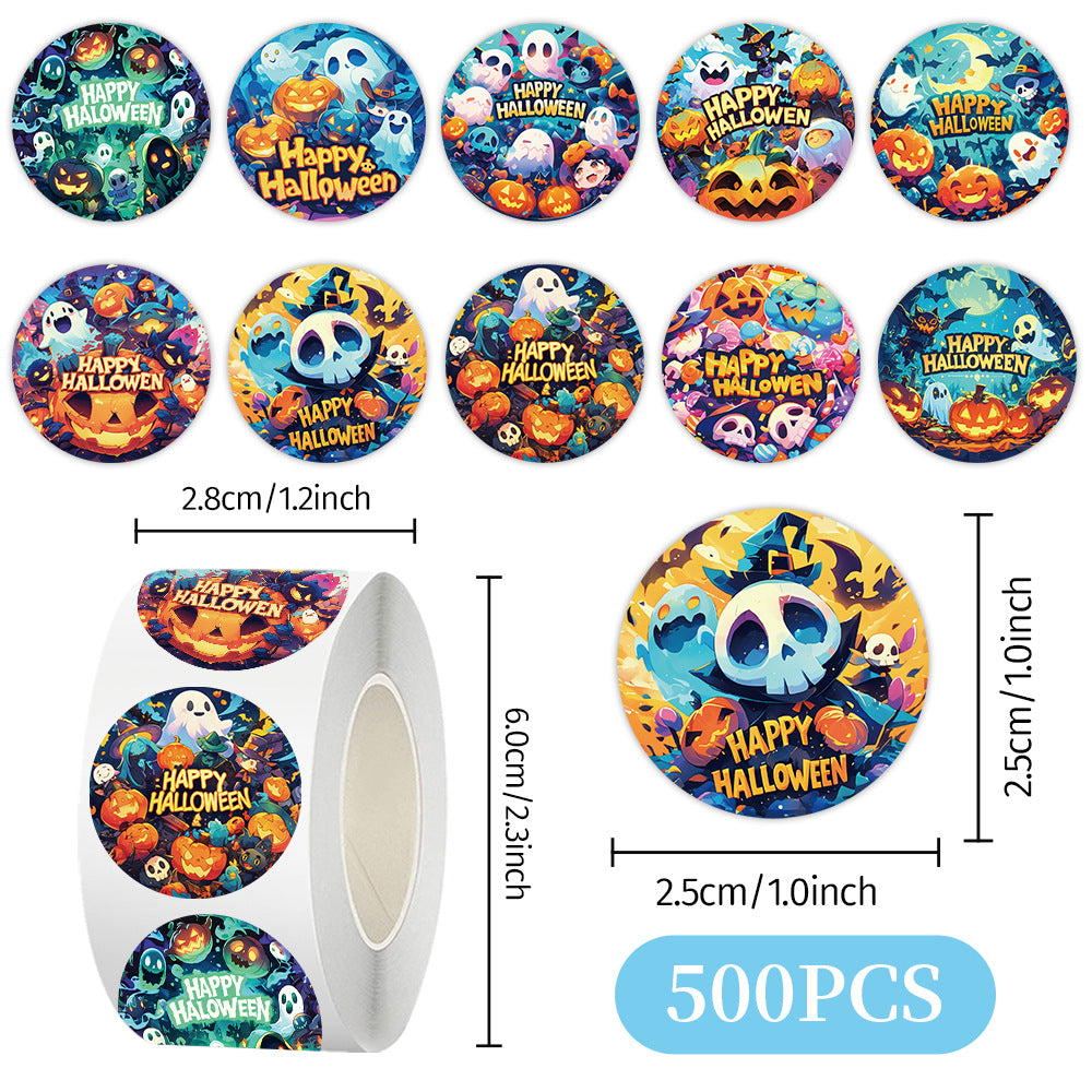 Halloween Stickers Pack 50pcs Ghost Horror Decals