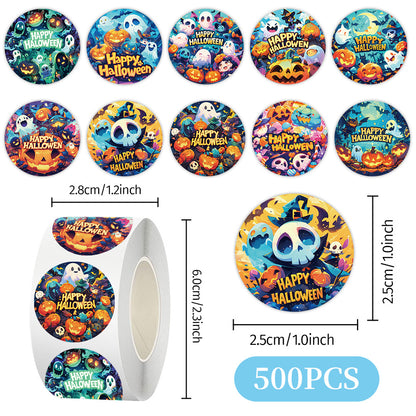 Halloween Stickers Pack 50pcs Ghost Horror Decals