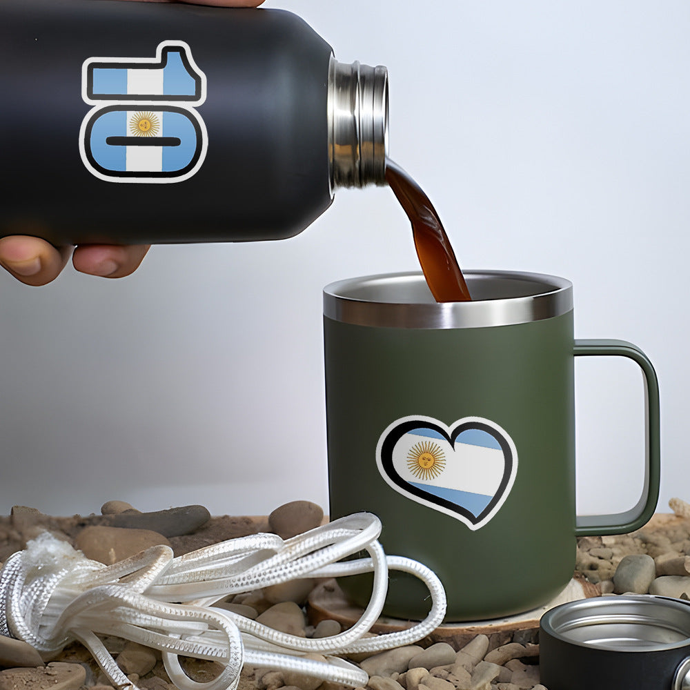 🌟 50PCS Football Stickers – Creative Doodle Soccer Stickers for Water Bottles, iPhones, Laptops & Sports Gear ⚽🎨 Kawaii Stickers