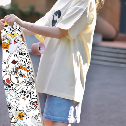 Halloween Stickers for Kids Fun Ghost Designs(50pcs)