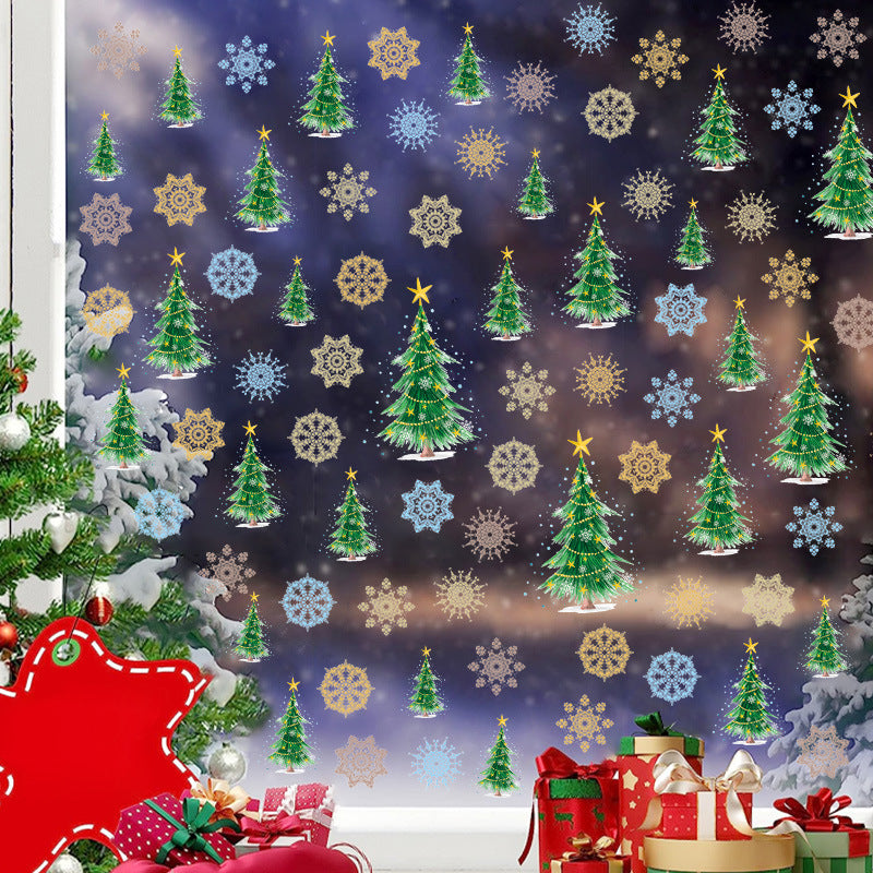 Christmas Tree Stickers for Window Decoration