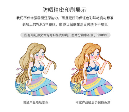 🎃 50 Pcs Halloween Holographic Stickers – Skulls, Cakes & DIY Fun Kawaii Stickers