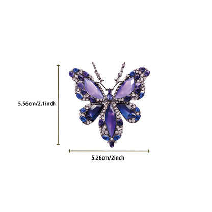 50pcs Transparent Butterfly Stickers 🦋 Waterproof PET, Reusable Planner & Water Bottle Decals Kawaii Stickers