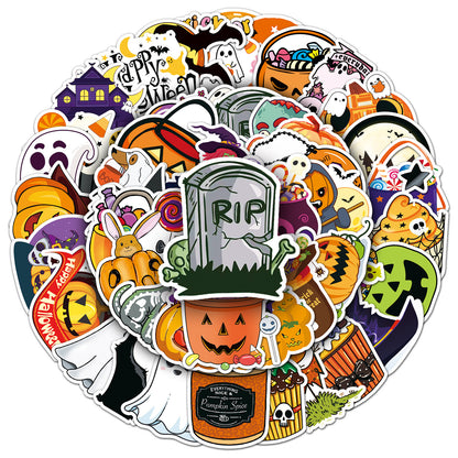 Halloween stickers – 100 Cute Spooky Waterproof Halloween Sticker Pack 🎃