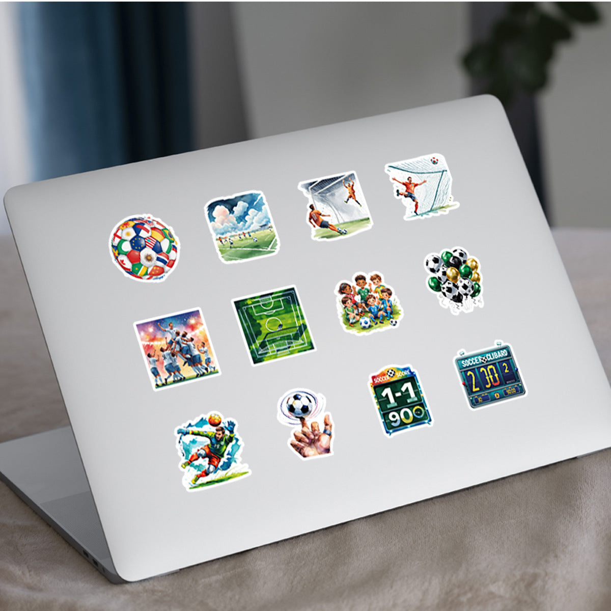 Football Stickers – 50Pcs Sport Designs – High-Definition Waterproof PVC – For Water Bottles, Laptops, Skateboards, Suitcases, Phones – Kawaii Stickers Kawaii Stickers