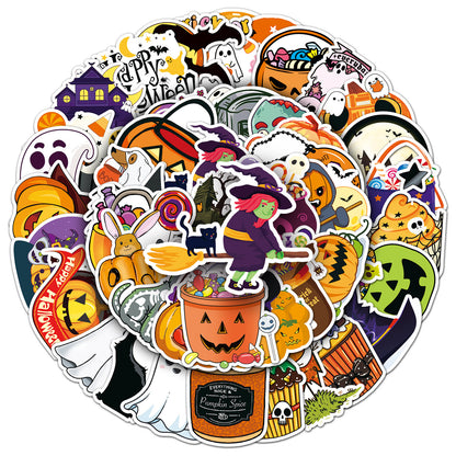 Halloween stickers – 100 Cute Spooky Waterproof Halloween Sticker Pack 🎃